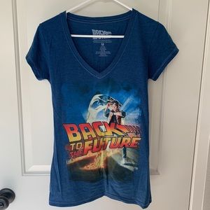 Back to the Future fitted graphic tee